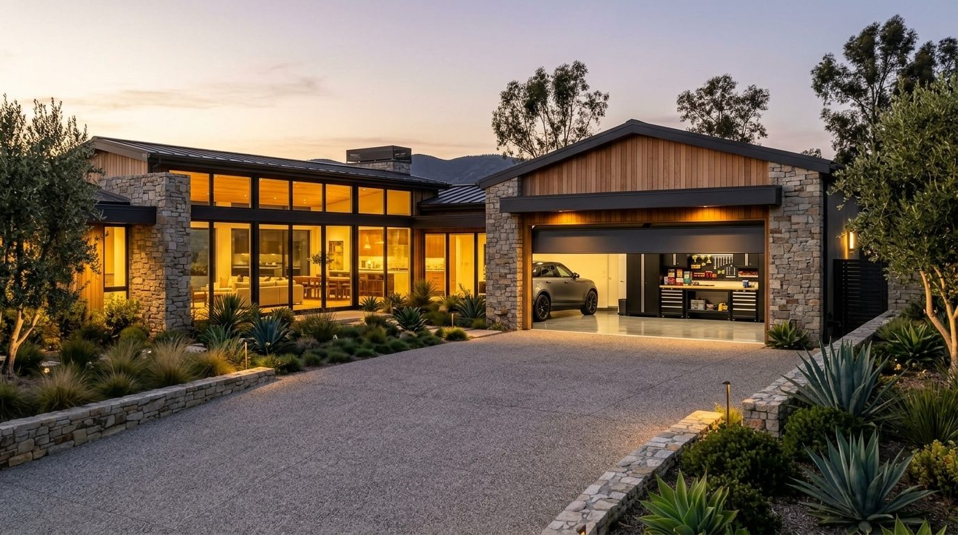 Beth Abbasi Garage Door Seal Pros Garage Door Gliding Open Revealing Warm Illuminated Interior
